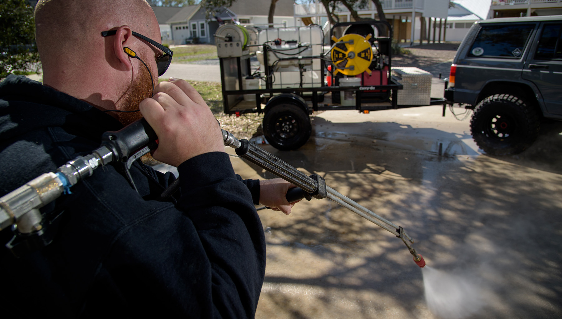 Pressure washing servicefor homes and houses in North Carolina